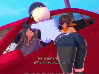 Twisted World #6: Giving a ride to the sexy policewoman - Reupload