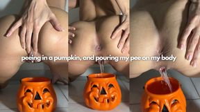 Pee compilation + pussy creamy
