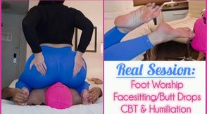 Real Session: Facesitting With a Side of Foot Worship and Ballbusting
