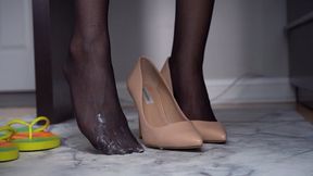 Cummy Shoes Compilation - Nylons Only 1hr