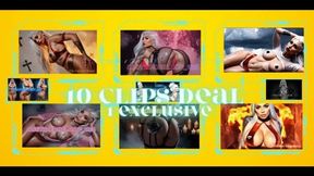 10 Clips Deal 3 + 1 exclusive video