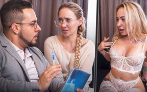 Shy Girl Is Turned Into a Naughty Slut: Psychotherapy Gone Well!