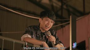 Yaner fucks a virgin man on his birthday with people watching