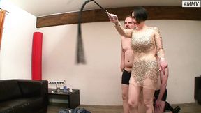 German femdom - Piss on slave