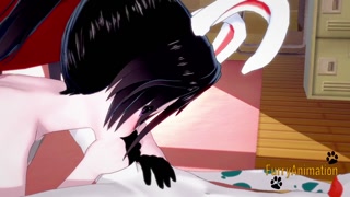 Furry Hentai 3D Yiff - Bull with Rabbit have Hard Sex