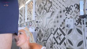 MILF plumber fucks desperate wife golden shower drenched in piss