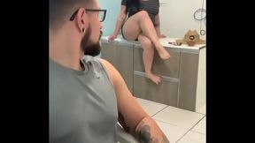 Ela me tirou do trabalho indo pau na buceta, mas ganhou s&oacute_ anal. FODI O CU AT&Eacute_ O TALO ! Completo