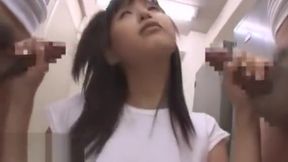 Jav college girl plays with small dicks in locker room