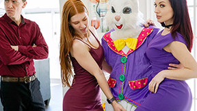 FAMILY STROKES Jane Rogers and Jessica Ryan Seducing The Easter Bunny
