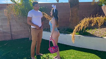 Sexy PAWG Alaina Taylor Takes Huge Cock in Easter Bunny Cosplay