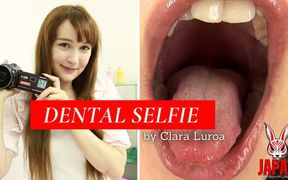 Tongue Fetish: Dental Selfie Delight with Clara Luroa