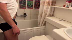 Colleague Showers with Straight Friend