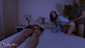 My roommate wants to fuck me next to her boyfriend