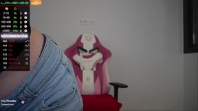 horny babe with perfect body shows big tits