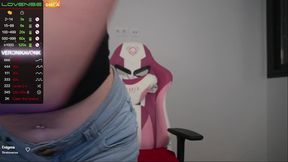 horny babe with perfect body shows big tits