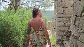Transando em um Castelo ponto Tur&iacute_stico da Europa Damiana Flowers, Sextrip pela Europa EP3