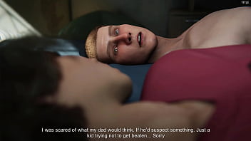 Game: FindingBuddies, Chapter 7 - He comforted his friend with a blowjob and helped him relax (English voiceover)