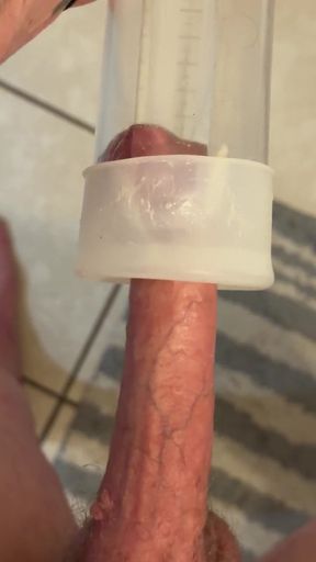 Pumping up Penis