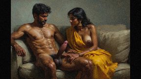 Luck indian boy fucks and cums on russian milf in Goa