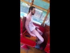 Str8 guy stroke in bus