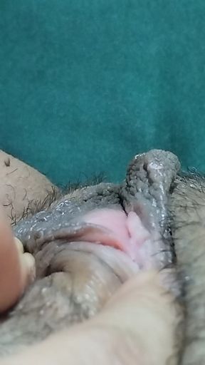 with mustaches she did