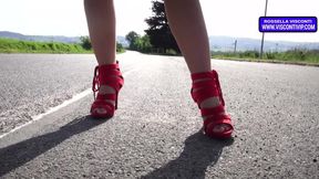 Autostop footjob