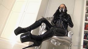 Gas Mask And Rubber Fetish JOI (MP4)