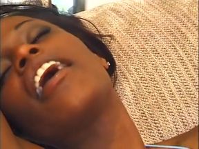 A white cock for two sexy ebony queens