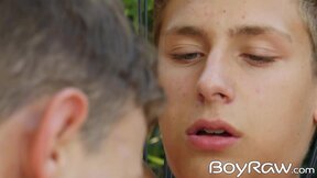 Chilling twink Timmy Cole banged hard by naughty Ollie Barn