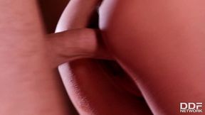 spanish seductress alexa thomas s fucked hardcore and gets cum on her belly