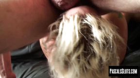 Pascal White dominates blonde Roxy Mae in rough cuckold session
