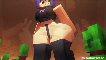 Minecraft Porn Jenny Big tits xxx compilation #3