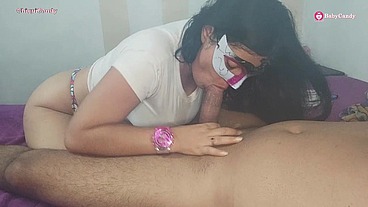 Pilló a mi primastra estudiando en ropa interior, la seduzco para follarla / Subtitulada / parte 2 / Chiquicandy / LeandroZimmer