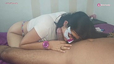Pilló a mi primastra estudiando en ropa interior, la seduzco para follarla / Subtitulada / parte 2 / Chiquicandy / LeandroZimmer