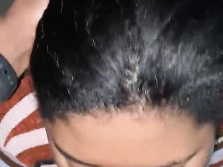 Cummin in 19yo big beautiful woman Throat with my large Wang