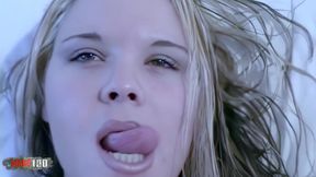 Anastasia Mayo: Small Doing a Striptease on a Sofa