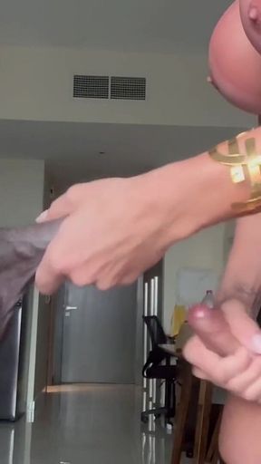 He Asked Me to Take the Condom off and Came in My Ass While the Cam Was off. Such a Good Load