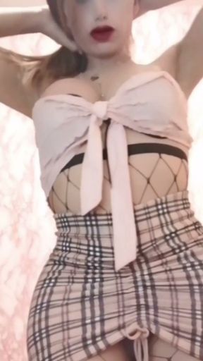 I WORE THIS FISHNET LINGERIE TO FOR ALL OF YOU BECAUSE YOU ALWAYS ASK ME SUPER RICH TO MASTURBATE UNTIL I FINISH   Clip 1