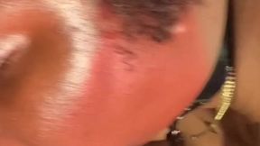 Ebony BBW sub gets dominated