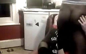 Randy sissy sucks black cock