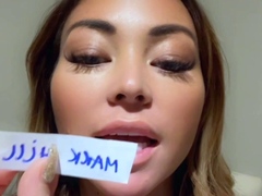 Webcam Asian chick anal masturbation tease