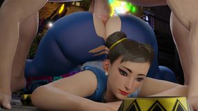 Chun-Li - Huge Booty MILF is Semen Addicted