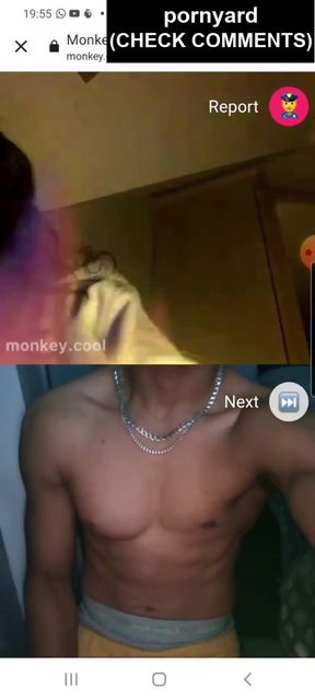 Webcam teen amateur reaction to solo playtime