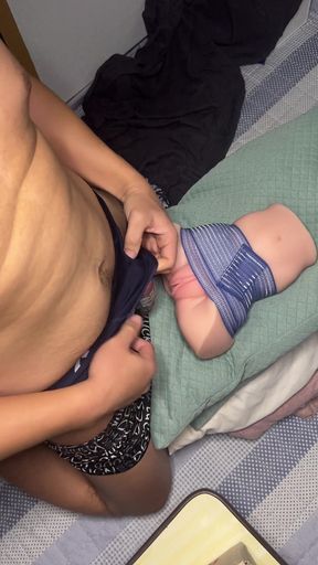 Playing Roommate Toy.