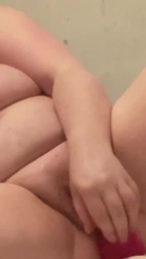 Spectacular moment from &quot;quick fast and frantic self fuck with pink fluffy butplug in the afternoon&quot;