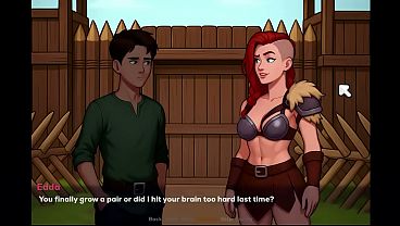 Anime girl Dane enjoys a fantasy about some intense pussy licking action