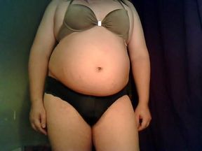 Chubby Sissy in Bra