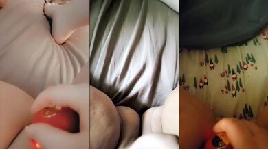 BBW squirts loud with rose toy solo mess