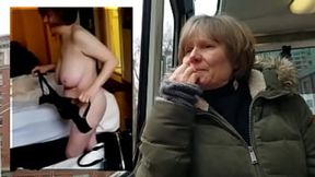 MarieBombed in nasty group DP FFM party at public cum fest