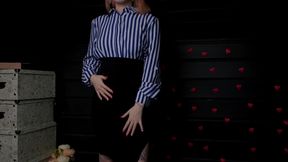 Striptease with Masturbation and Spanking. Doctor Fuck Me